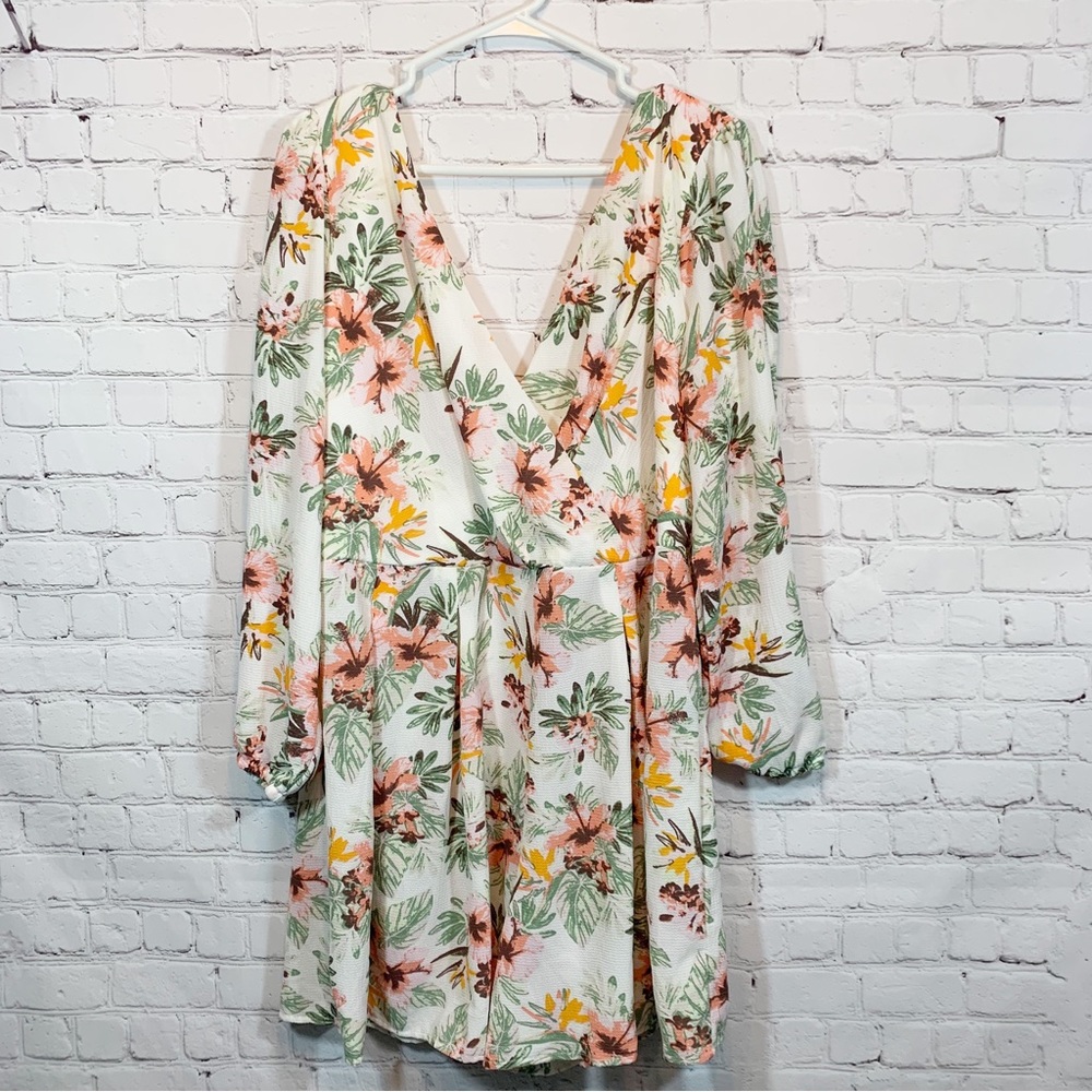 ToxiK3 Floral long sleeve romper
